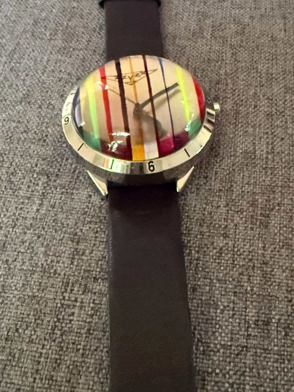 Vintage ZZYZX Domed Kaleidoscope Watch